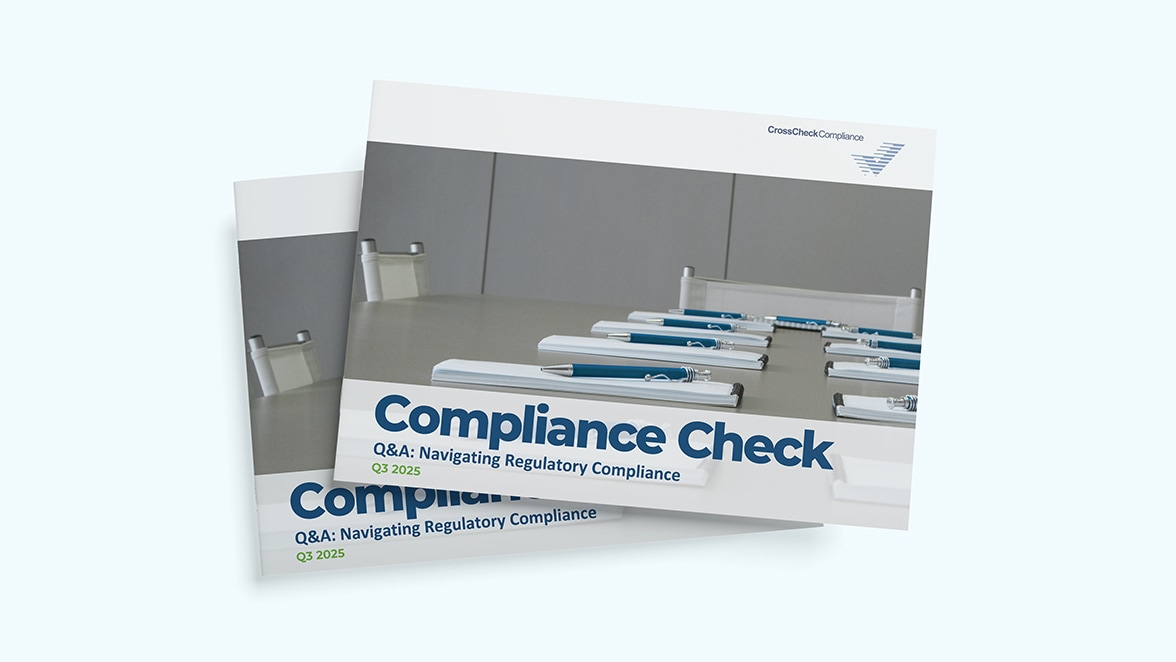 compliance check cover Q3 2025